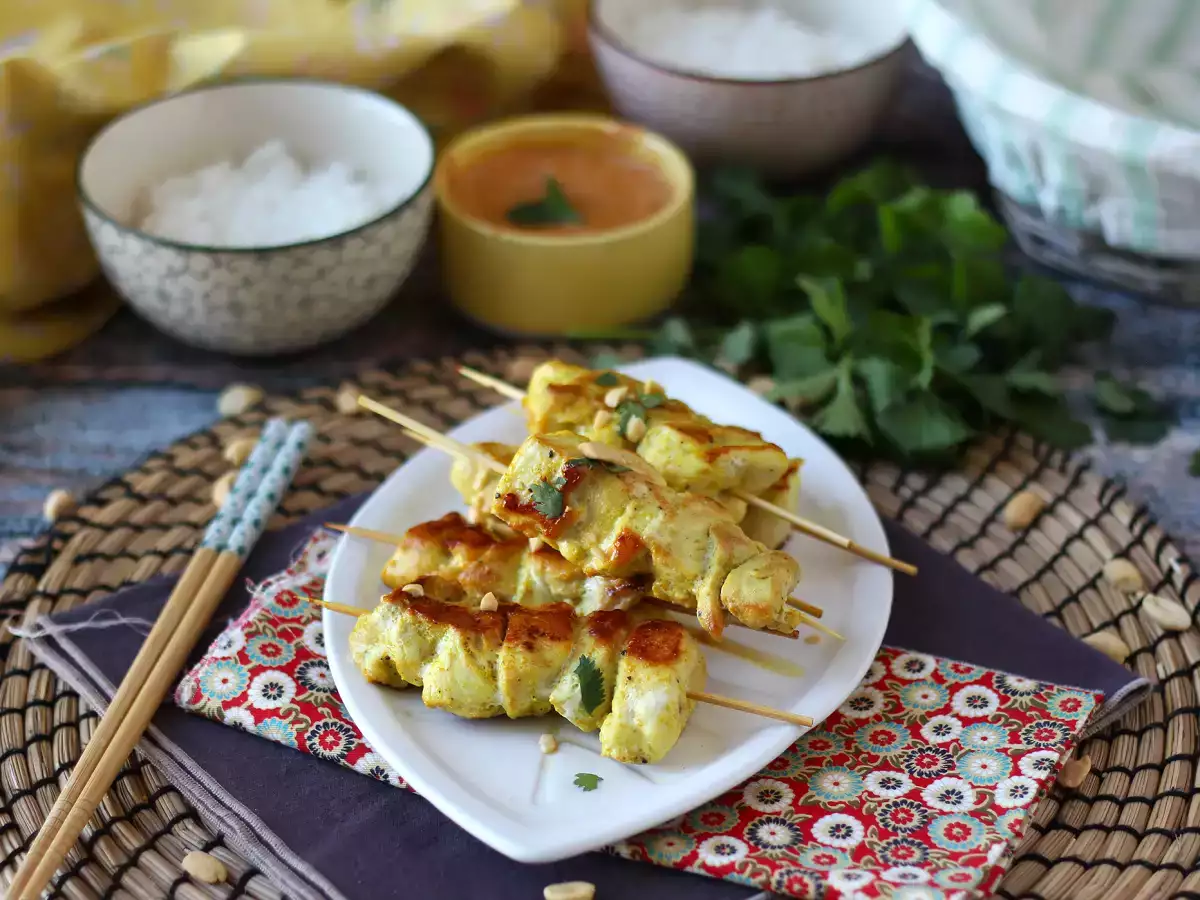 Sate ayam dengan saus satay, perjalanan kuliner ke Asia! - foto 4