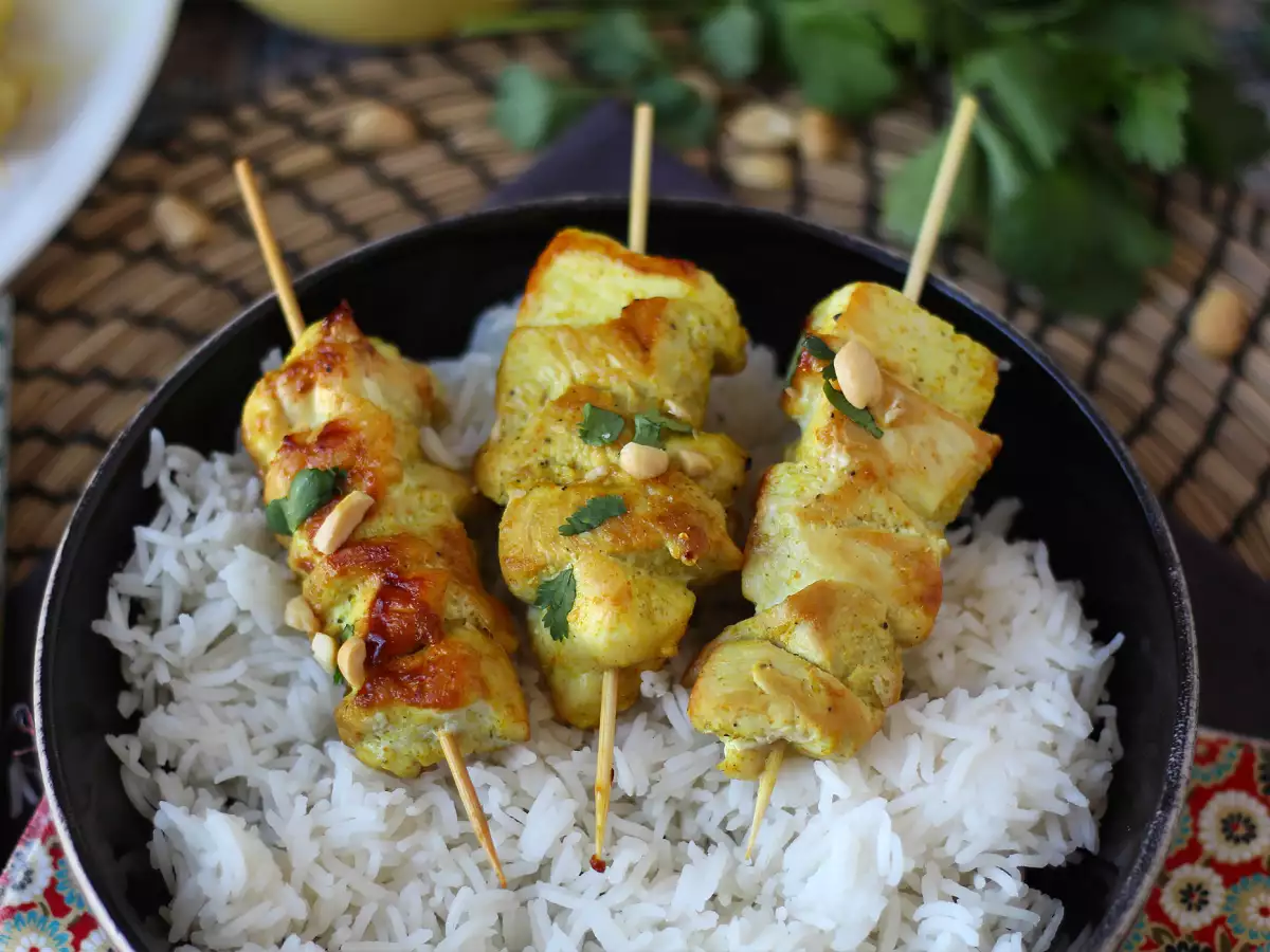 Sate ayam dengan saus satay, perjalanan kuliner ke Asia! - foto 5