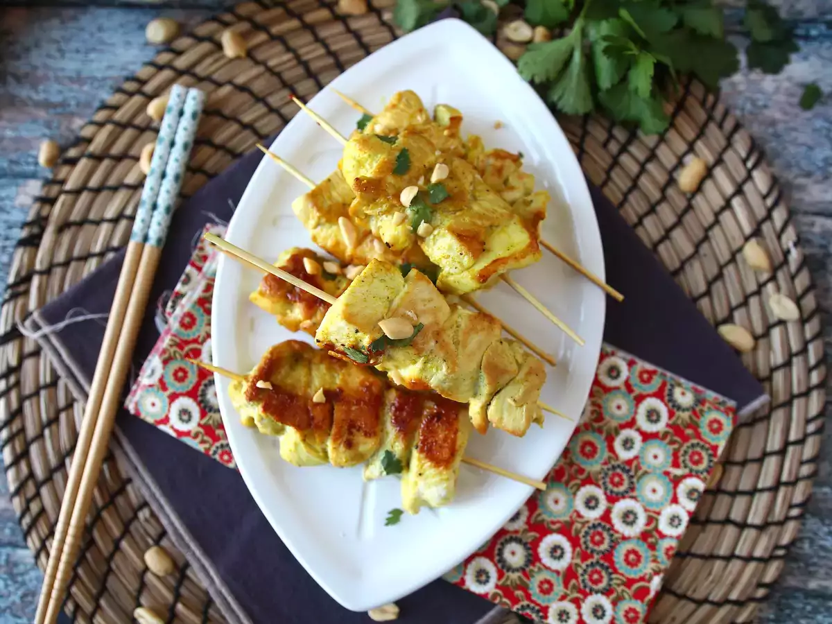 Sate ayam dengan saus satay, perjalanan kuliner ke Asia! - foto 7