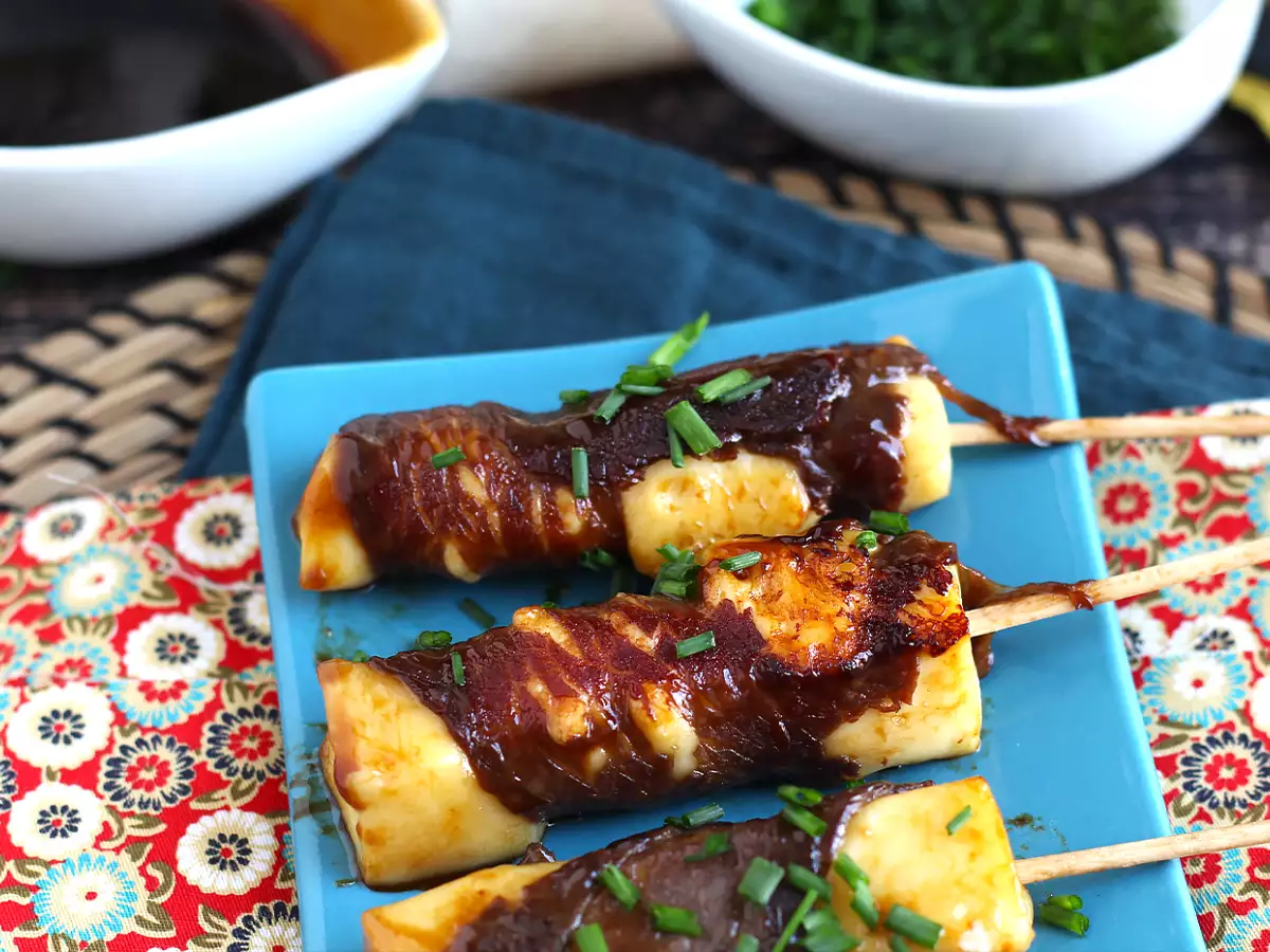 Sate daging sapi yakitori dengan keju - foto 3