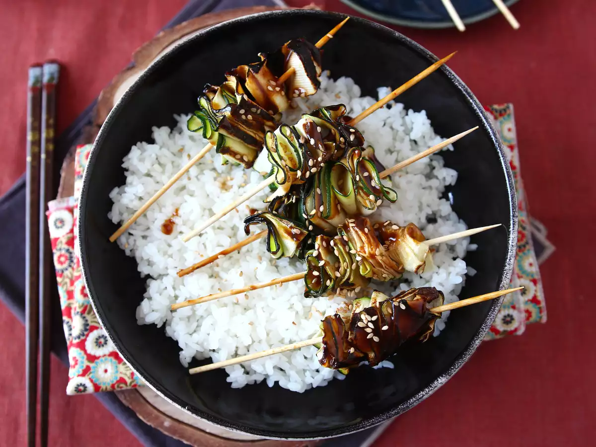 Sate Zukini dengan Saus Asia yang Lezat dan Pedas - foto 2