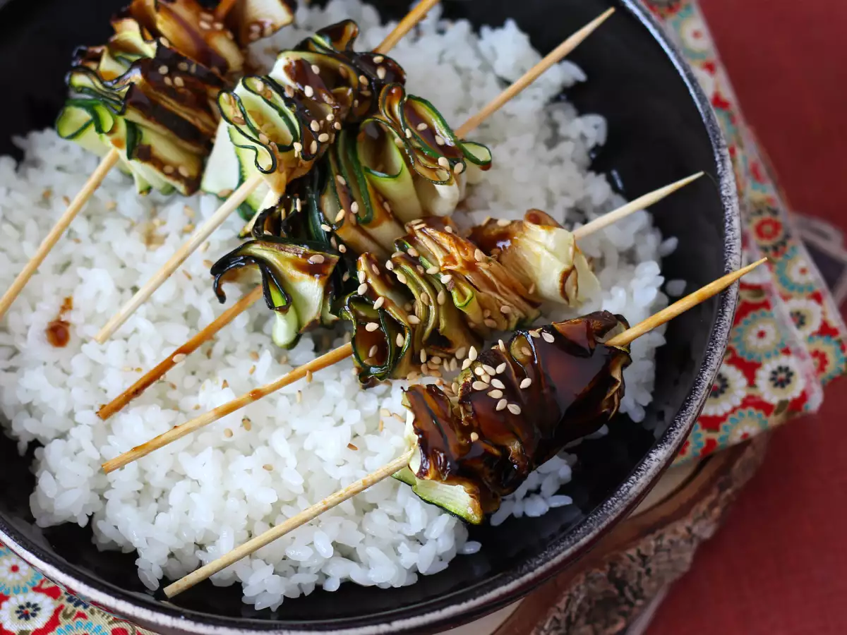 Sate Zukini dengan Saus Asia yang Lezat dan Pedas - foto 5