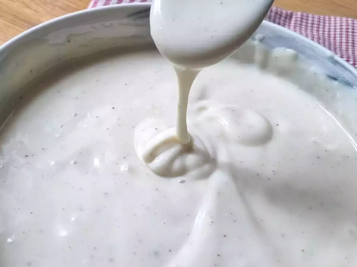 Saus Béchamel dengan Thermomix