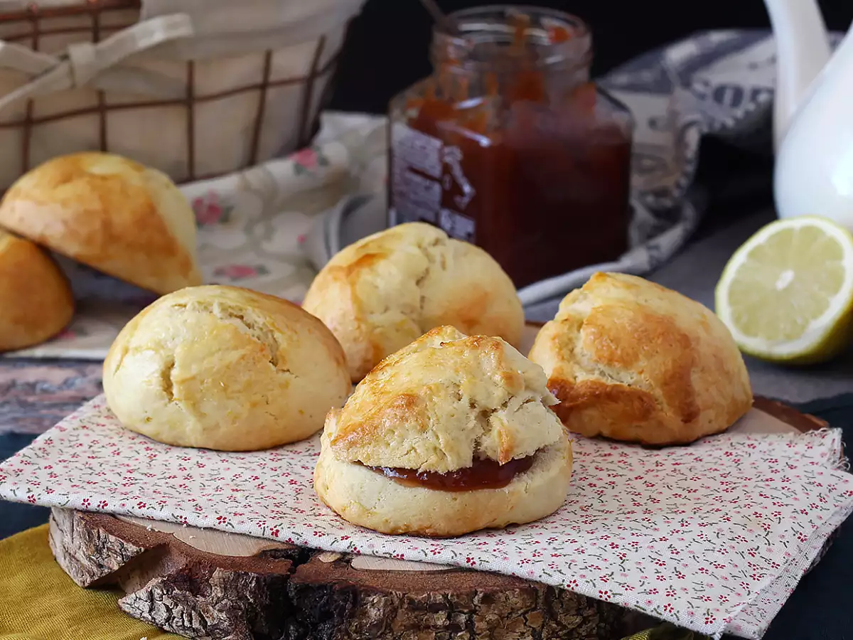 Scone dengan kulit lemon - foto 5