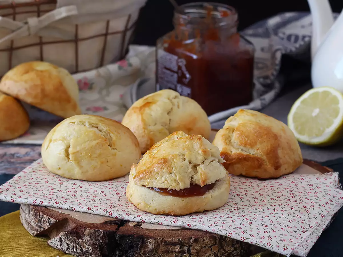 Scone dengan Parutan Kulit Lemon - foto 5