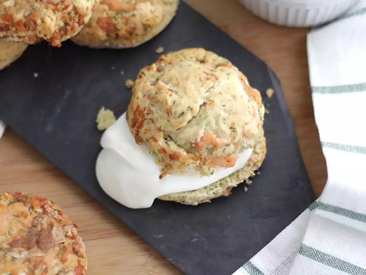 Scone dengan salmon asap dan adas manis - foto 2