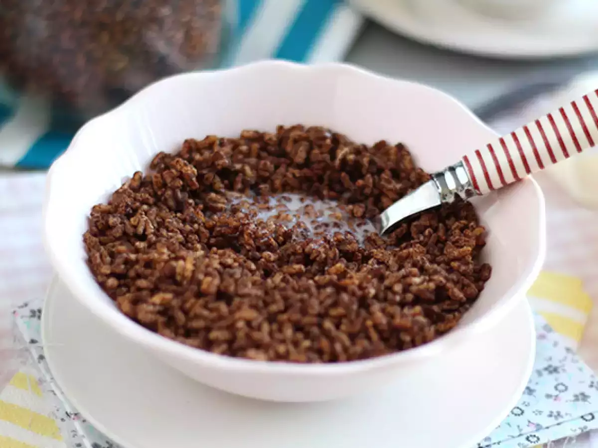 Sereal beras kembung cokelat. Kelapa muncul - foto 2