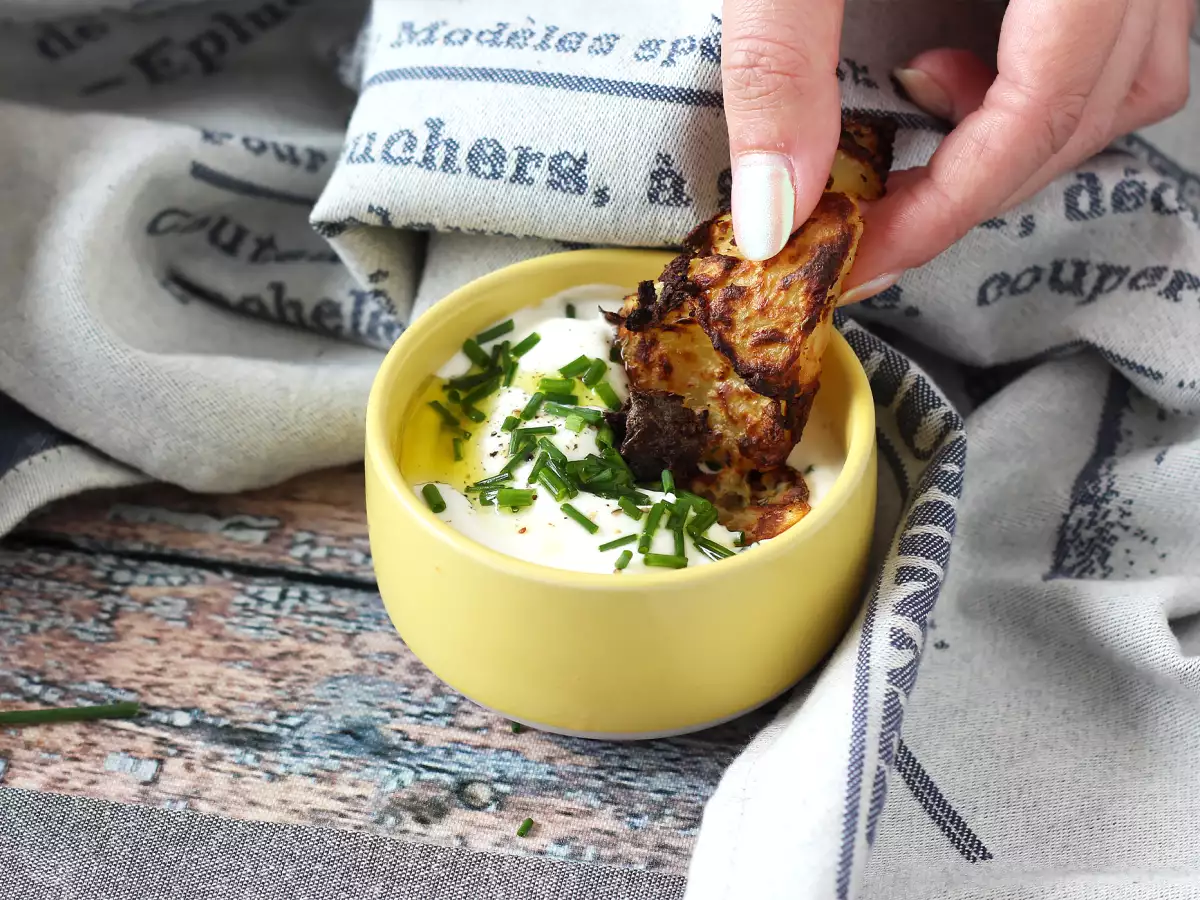 Smashed potatoes dengan Air Fryer, lauk pendamping yang super renyah! - foto 4