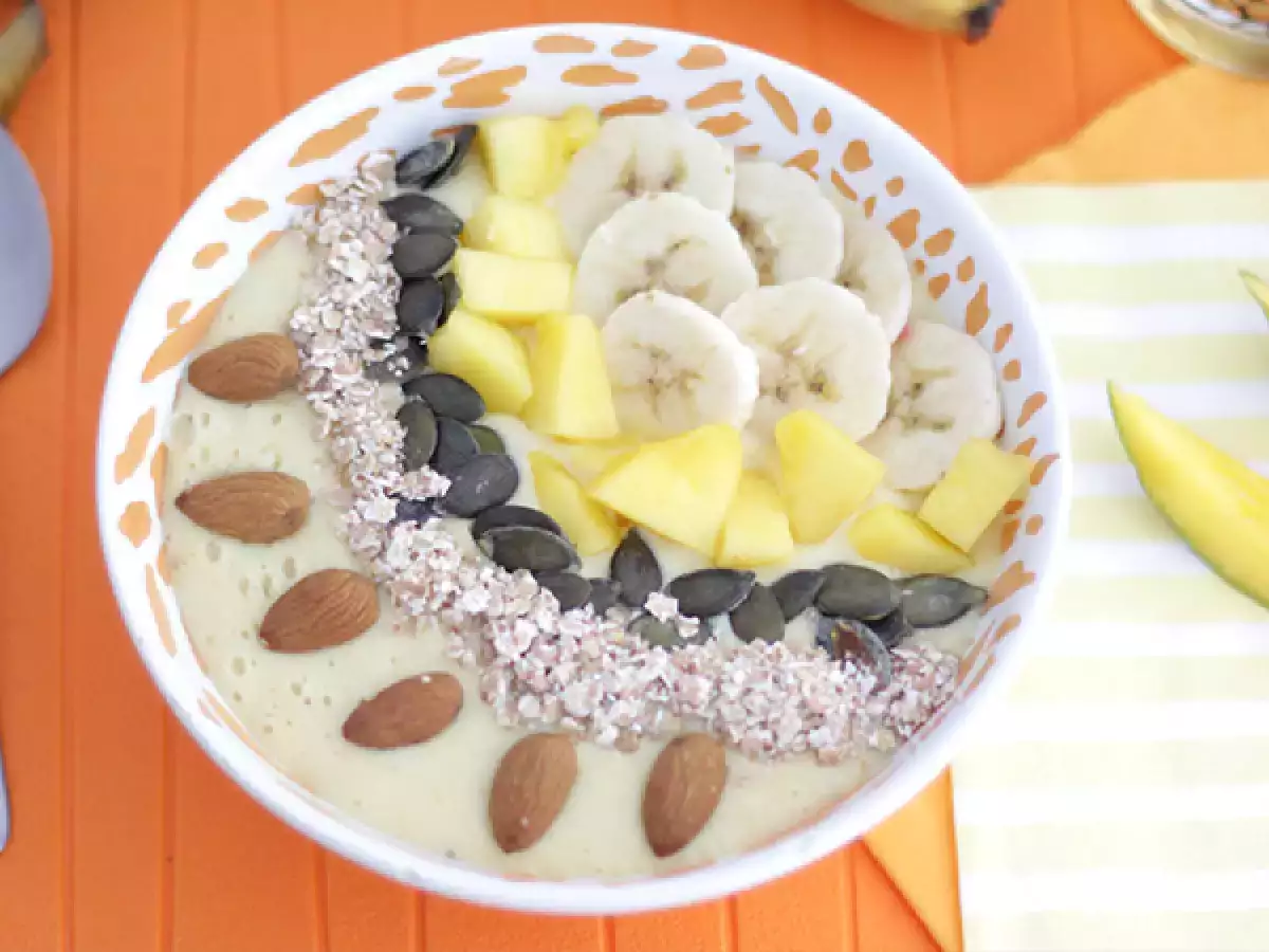 Smoothie Bowl Mangga dan Pisang - foto 2