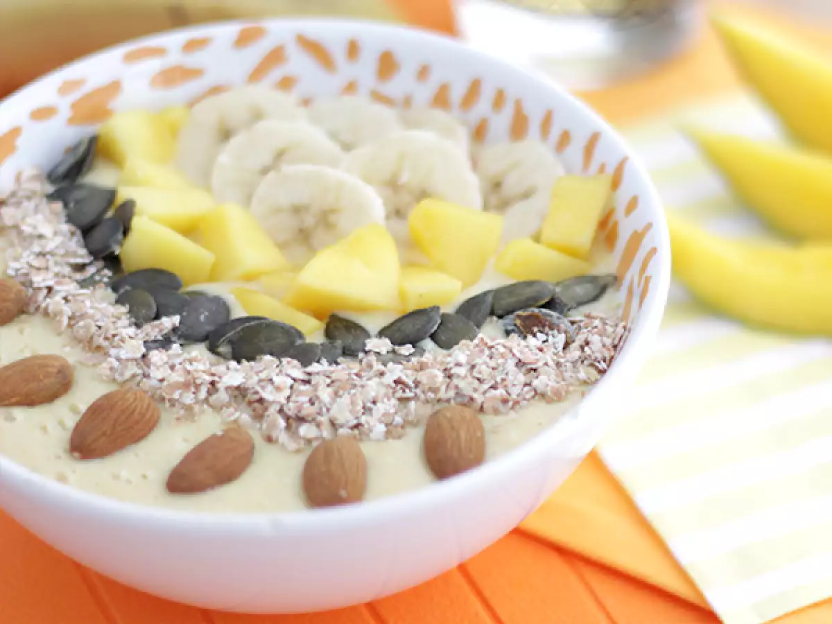 Smoothie Bowl Mangga dan Pisang - foto 3