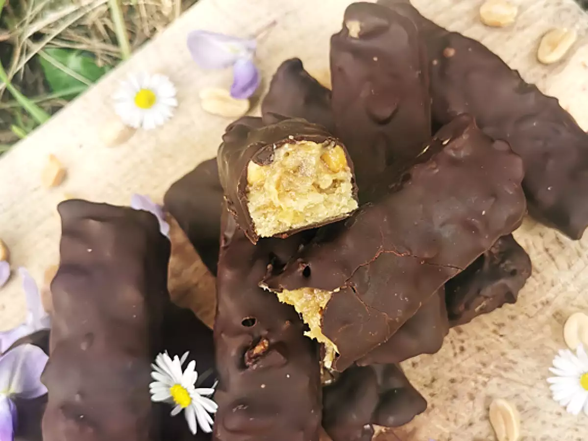 Snickers Vegan Buatan Sendiri, Bebas Gluten