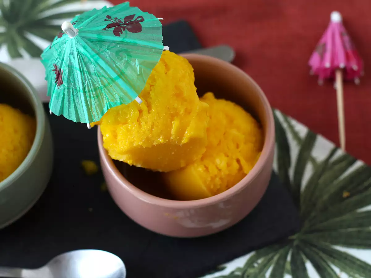 Sorbet Mangga dan Jeruk Nipis: Hanya 3 Bahan, Siap dalam 5 Menit! - foto 4