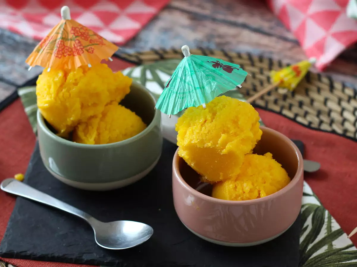 Sorbet Mangga dan Jeruk Nipis: Hanya 3 Bahan, Siap dalam 5 Menit! - foto 7