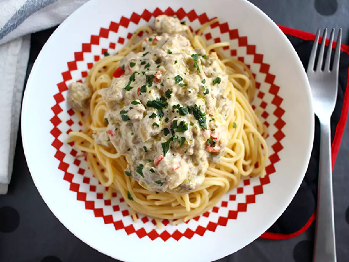 Spageti Carbonara Terong - foto 2
