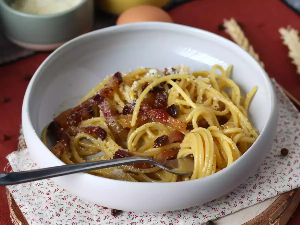 Spaghetti alla carbonara, resep karbo Italia yang sesungguhnya! - foto 4
