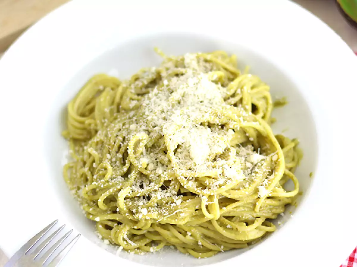 Spaghetti carbonara dengan alpukat - foto 2