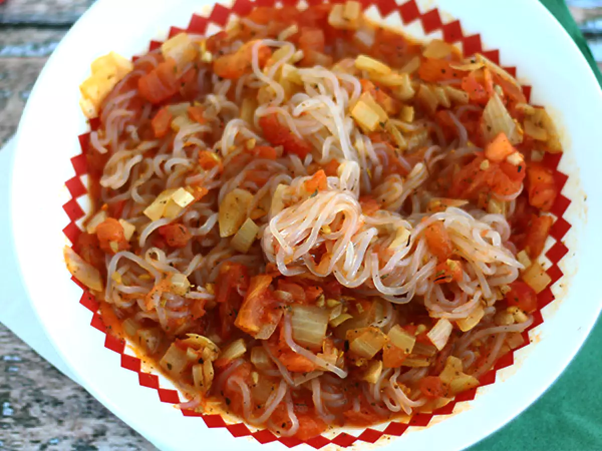 Spaghetti konjak gaya Provençal - foto 2