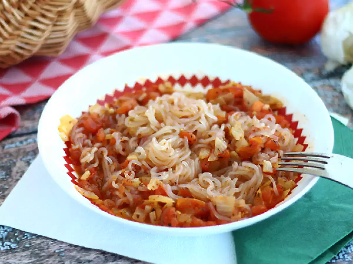 Spaghetti konjak gaya Provençal - foto 3