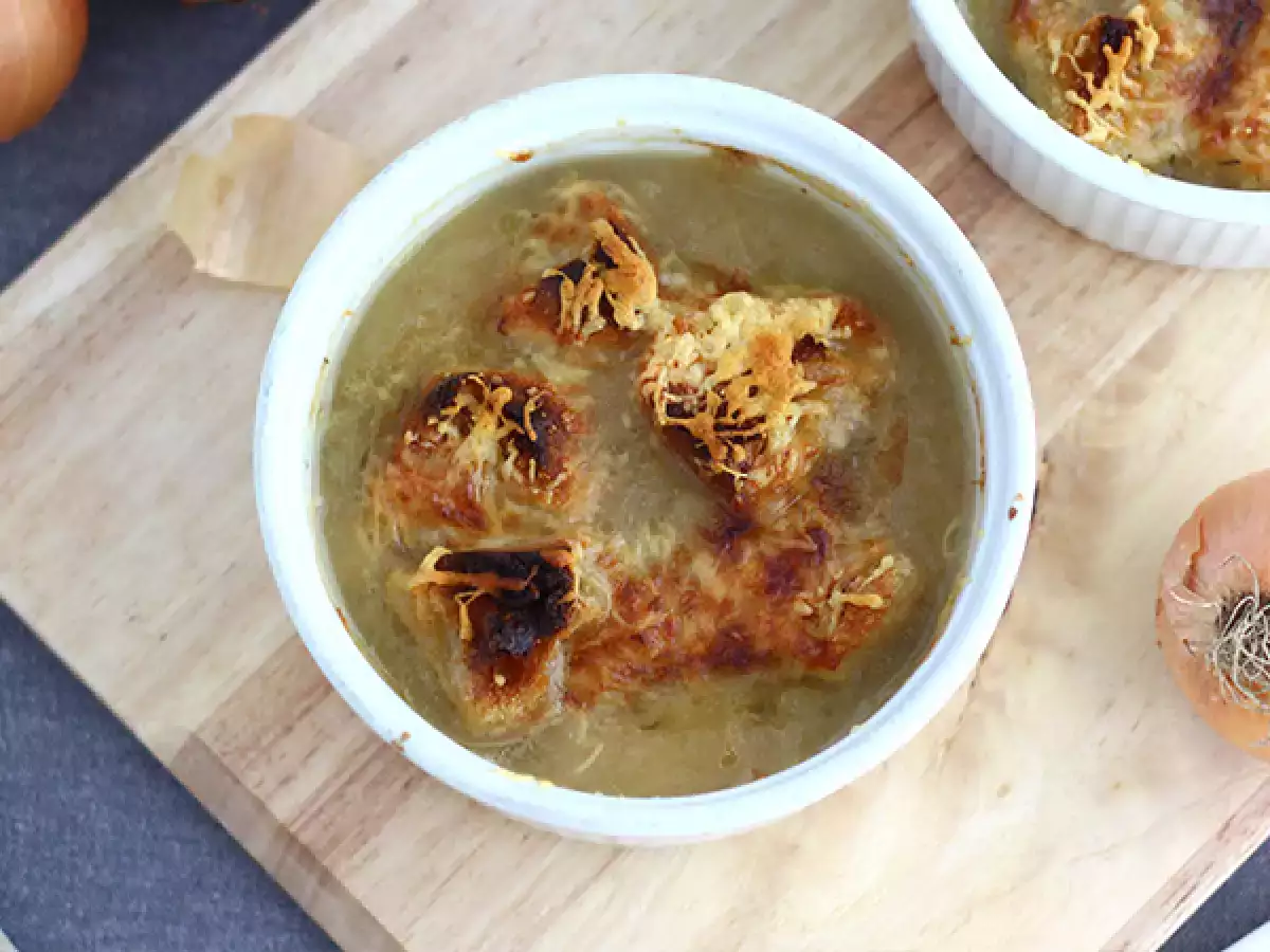 Sup bawang bombay, hidangan klasik - foto 2