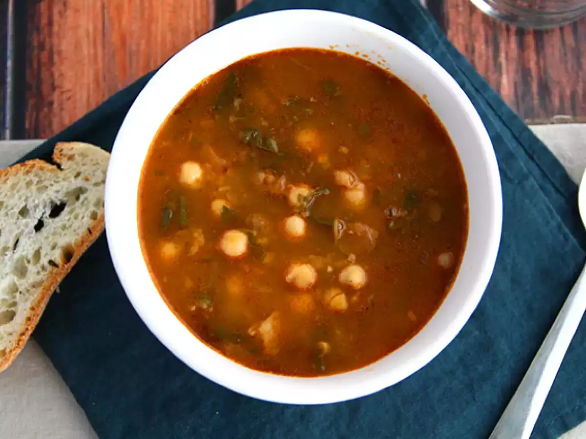 Sup buncis dengan bayam - foto 2