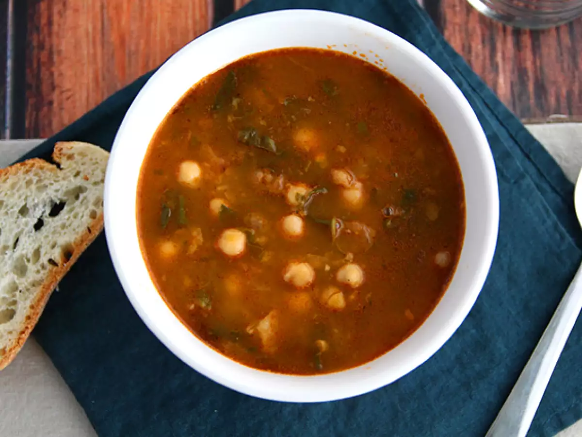 Sup Kacang Arab dan Bayam - foto 2