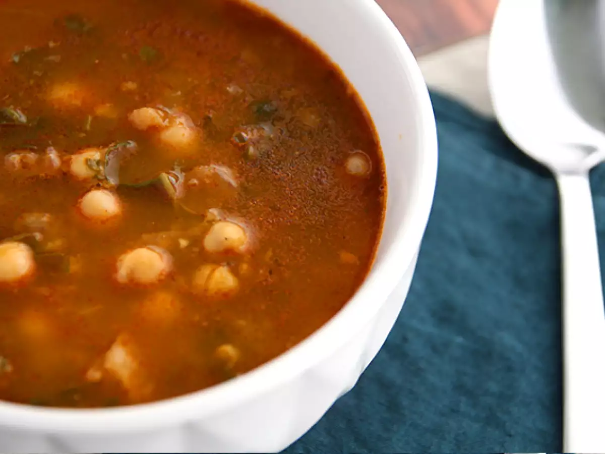 Sup Kacang Arab dan Bayam - foto 3
