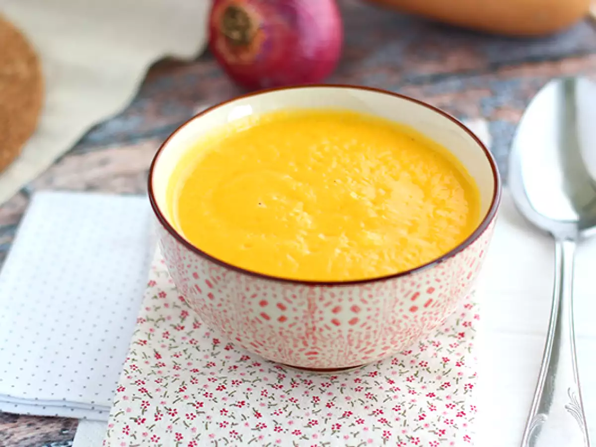 Sup Krim Labu Butternut yang Mudah dan Anti Gagal - foto 4
