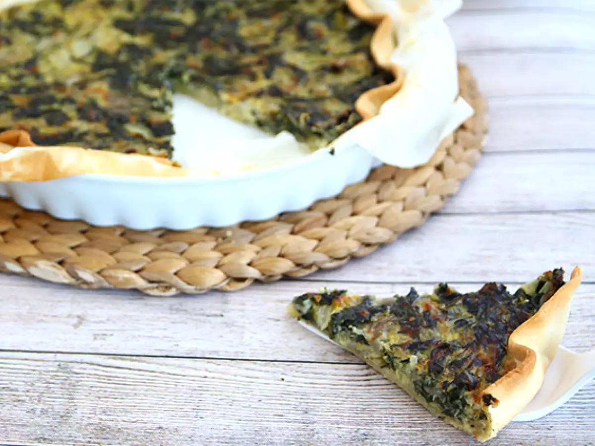 Swiss chard dan tart keju parut - foto 2