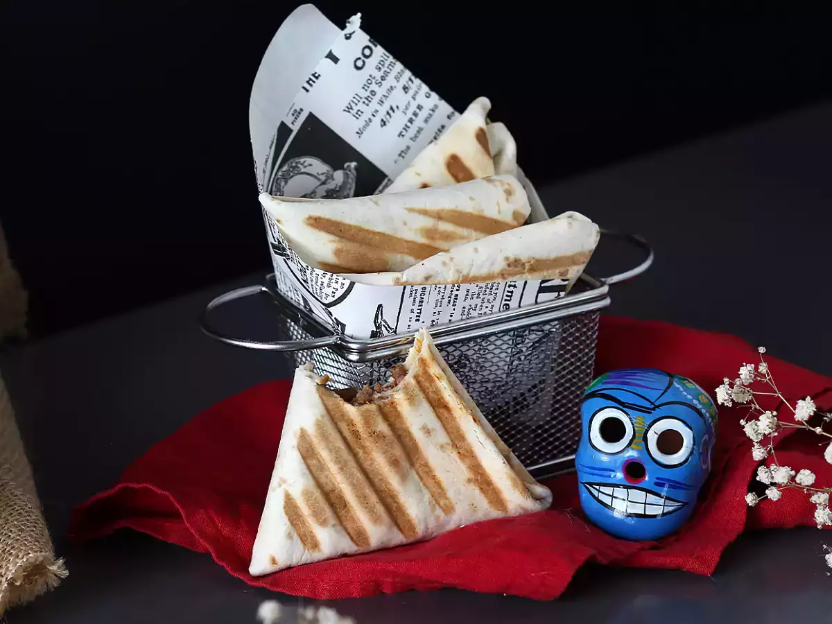 Taco dengan samosa daging cincang - foto 3