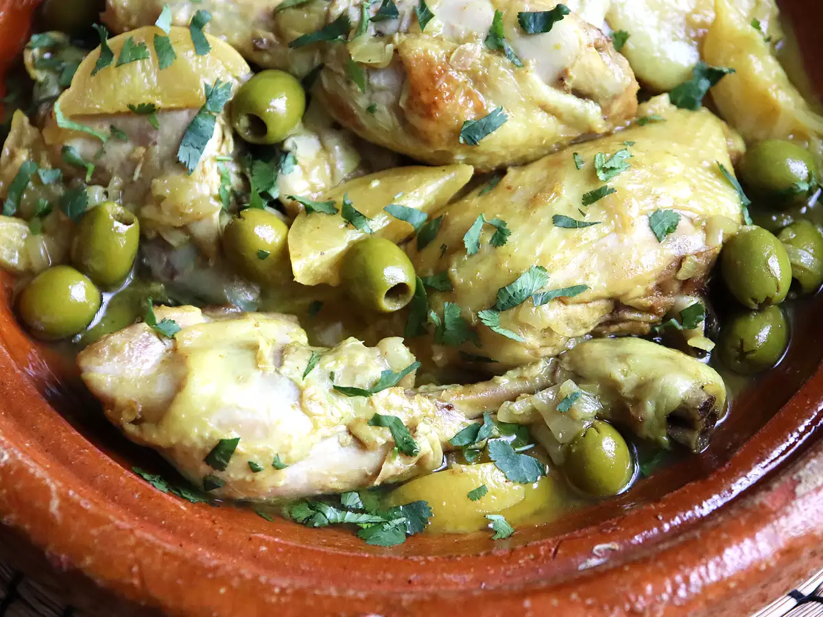 Tagine ayam, lemon dan zaitun (sangat mudah dibuat!) - foto 2