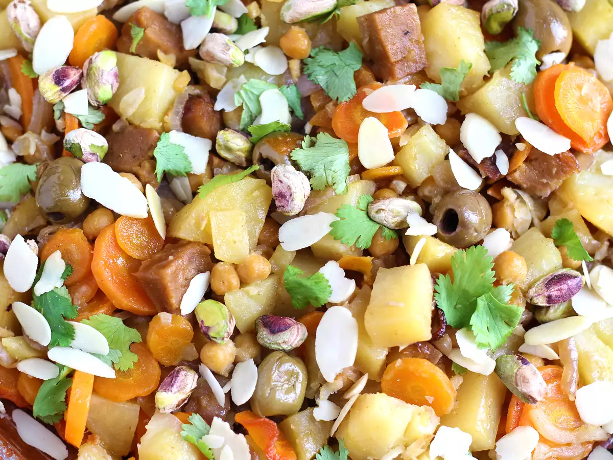 Tagine vegetarian (masak seitan bersama kami!) - foto 4