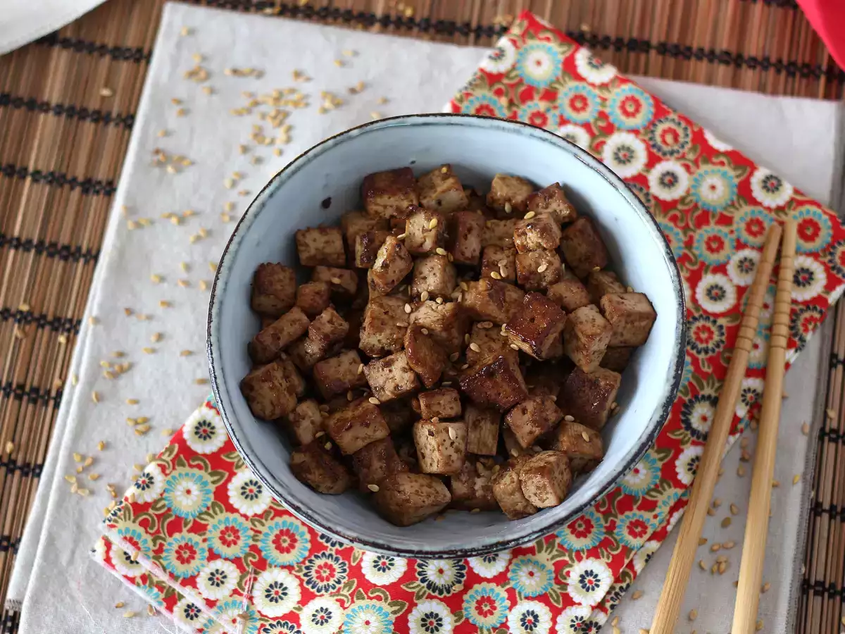 Tahu yang diasinkan dengan cita rasa Asia (Anda akan menyukai tahu setelah ini!) - foto 3