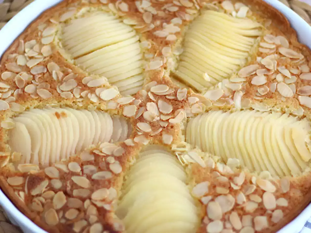 Tart almond dan pir, atau Bourdaloue yang terkenal - foto 2