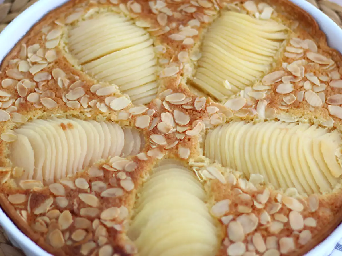 Tart almond dengan pir, atau Bourdaloue yang terkenal - foto 2