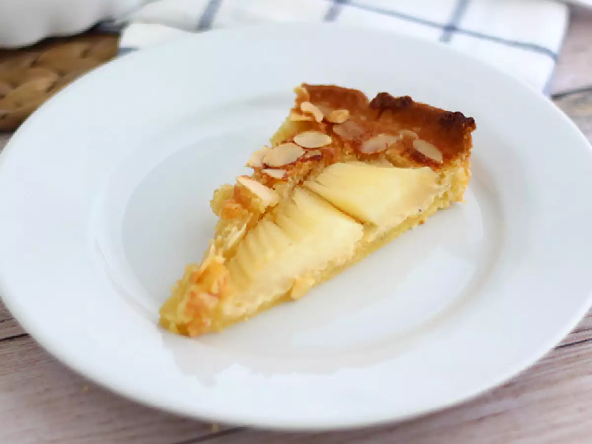 Tart almond dengan pir, atau Bourdaloue yang terkenal - foto 3