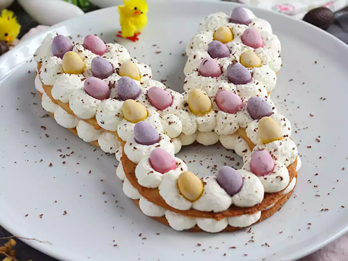 Tart kelinci dengan telur Paskah - foto 3
