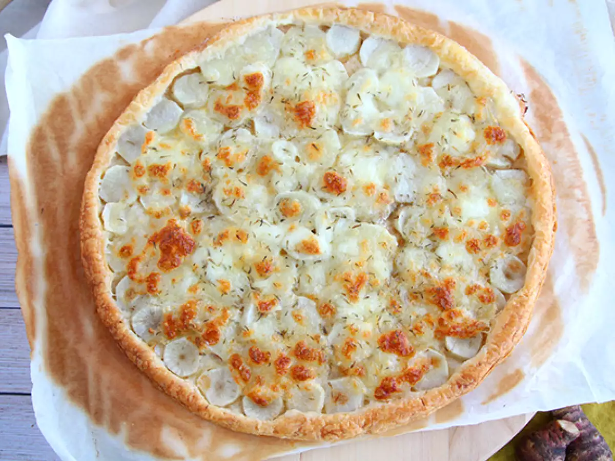 Tart Pastry dengan Umbi Artichoke Yerusalem - foto 2