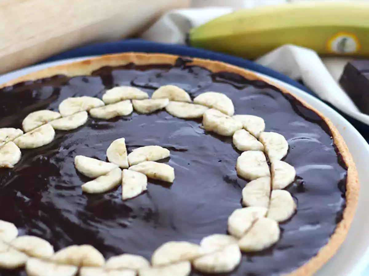 Tart Pisang Cokelat (Langkah demi Langkah) - foto 2