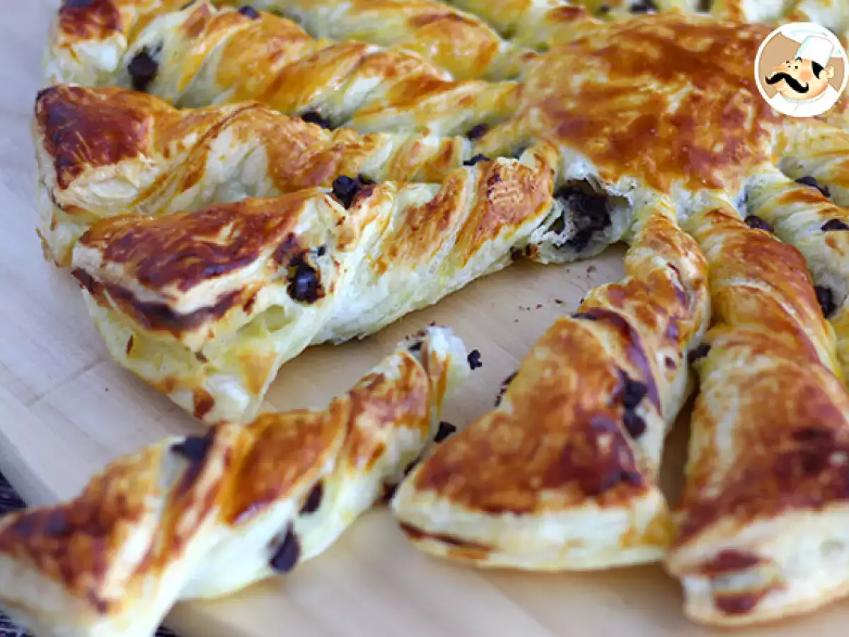 Tart sinar matahari vanila dan cokelat - foto 4