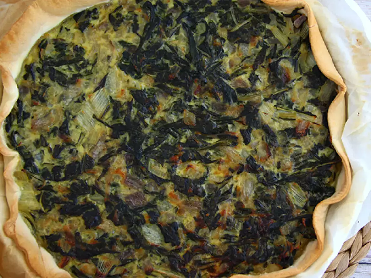 Tart Swiss Chard dengan Keju Parut - foto 5