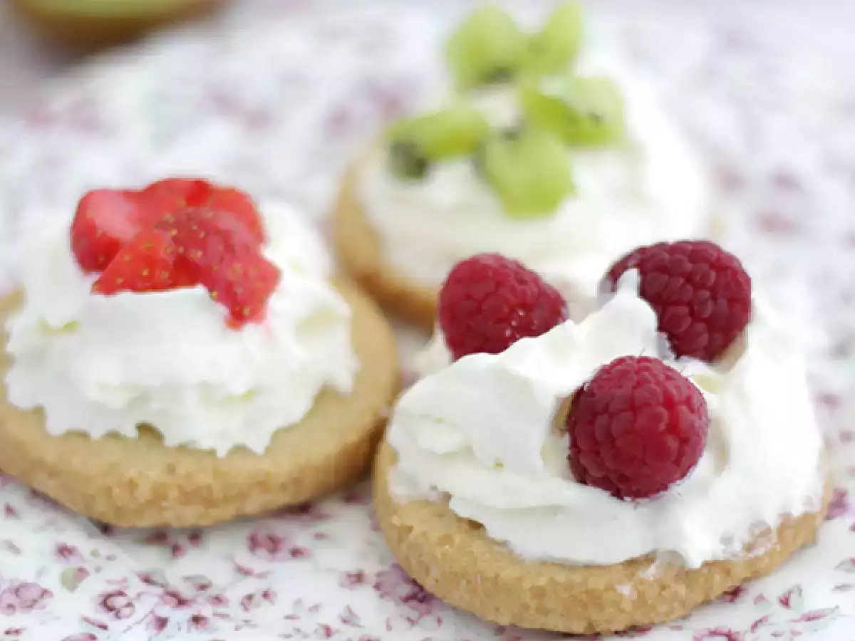 Tartlet kilat dengan buah - foto 3
