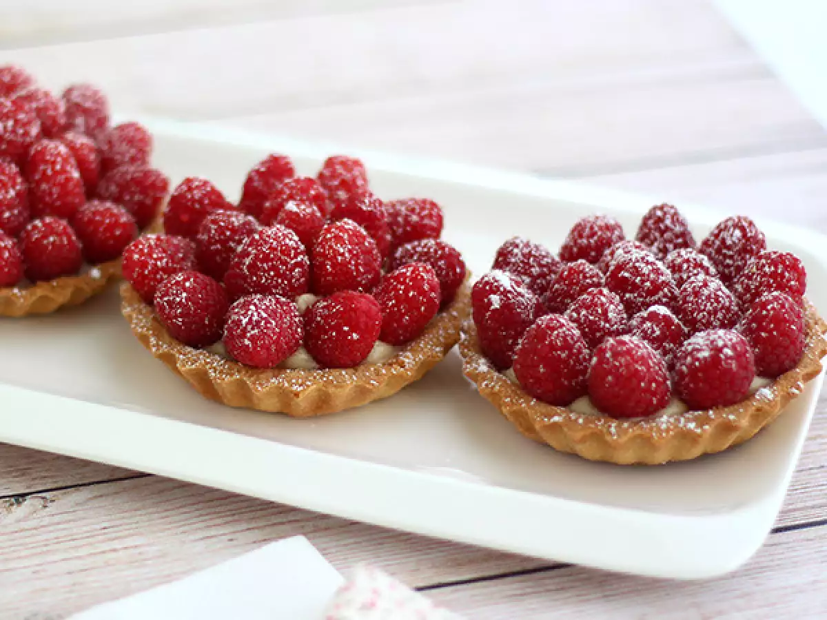 Tartlet Raspberry yang Mudah dan Cepat - foto 3