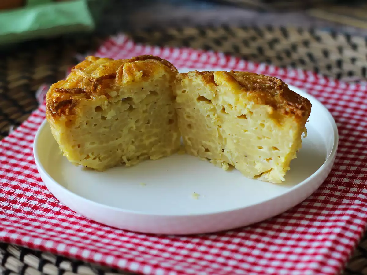 Telur Dadar Pasta dengan Air Fryer - foto 4