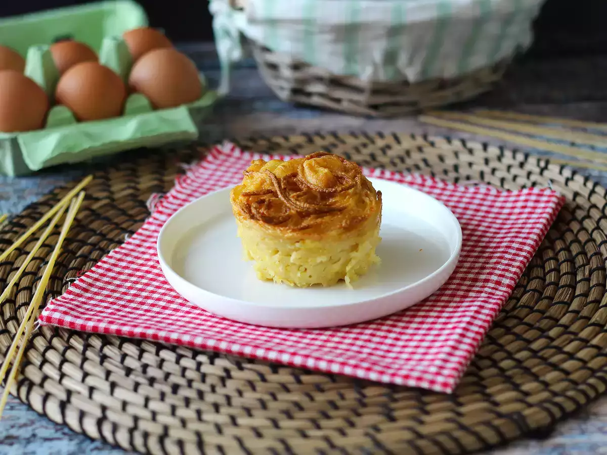 Telur Dadar Pasta dengan Air Fryer - foto 5