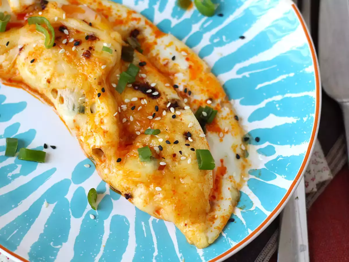 Telur goreng dengan madu dan mozzarella, sarapan ekspres yang manis, asin, dan pedas! - foto 5