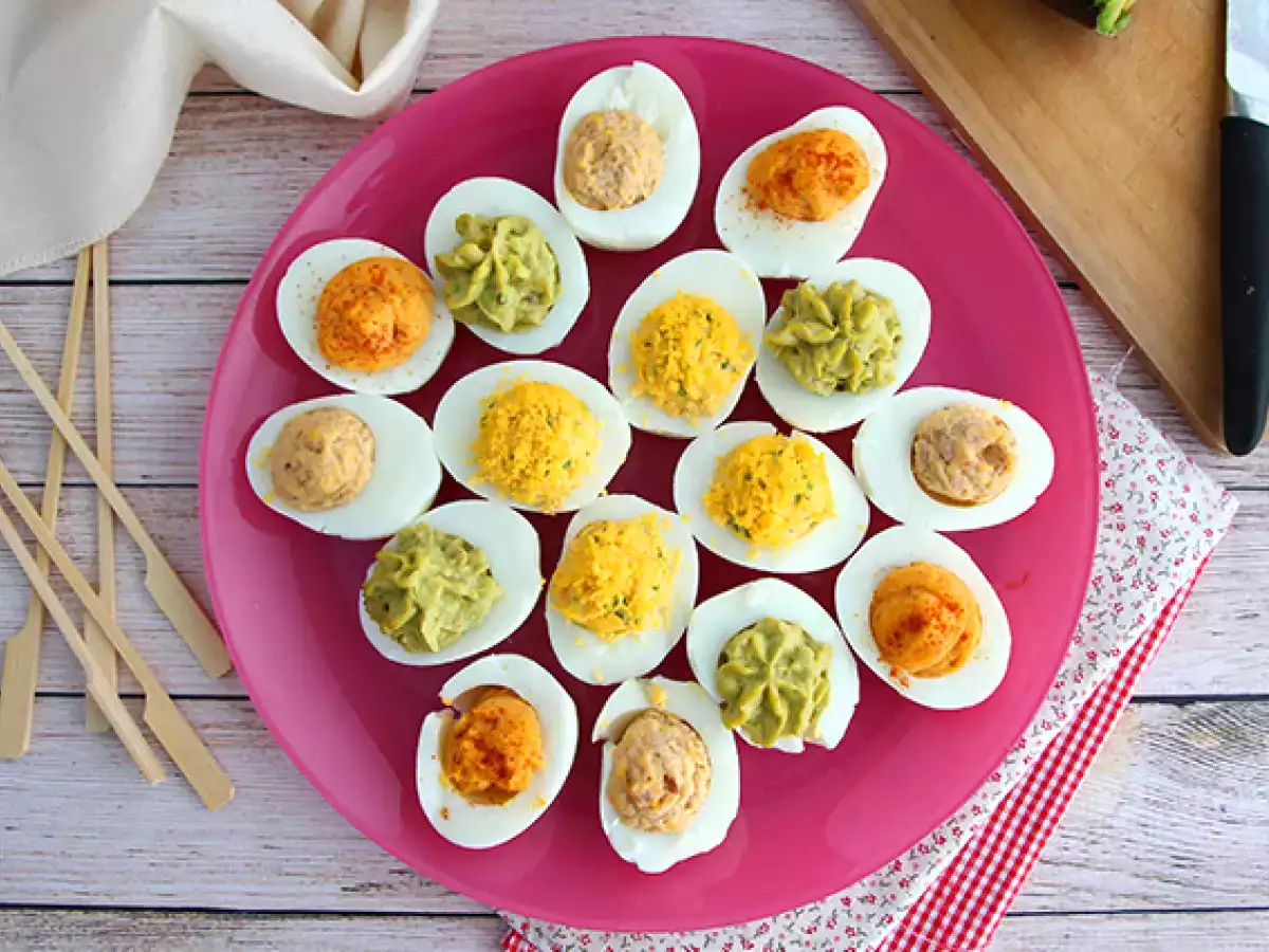 Telur Mimosa: 4 Variasi - foto 3