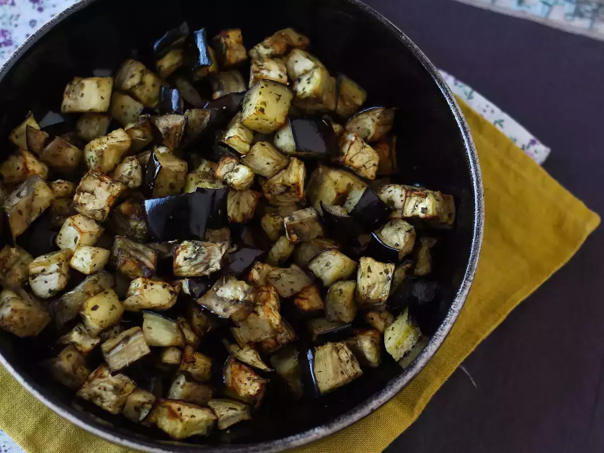 Terong air fryer: lauk pendamping ringan siap dalam waktu singkat - foto 3