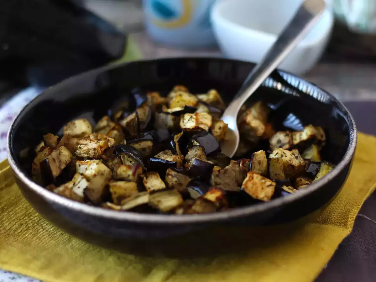 Terong dalam penggorengan udara: lauk ringan yang siap dalam waktu singkat - foto 2
