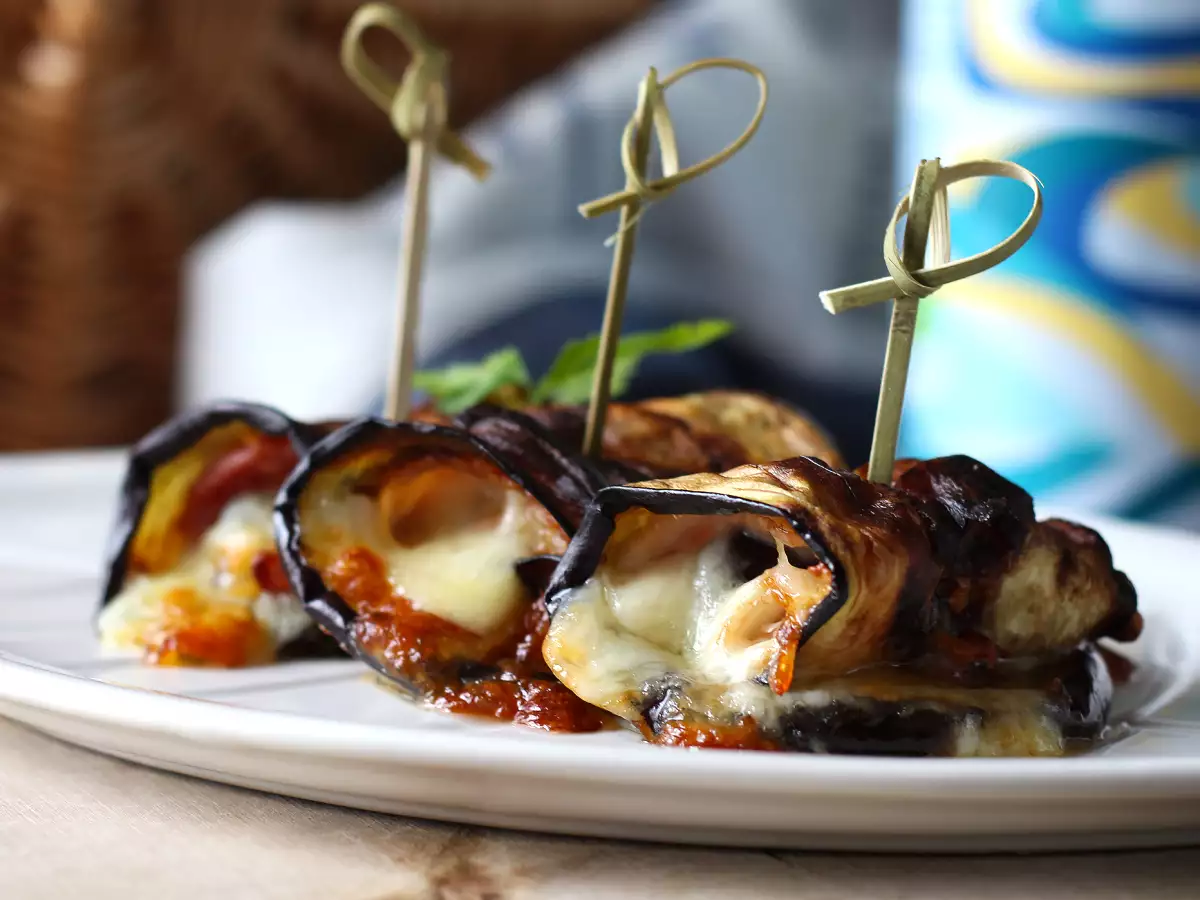 Terong gulung dalam penggorengan udara - foto 2