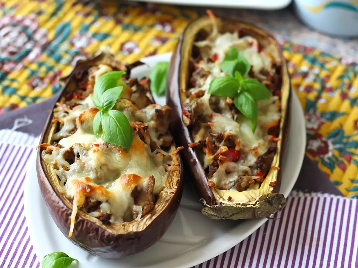 Terong isi dengan mozzarella au gratin - foto 3